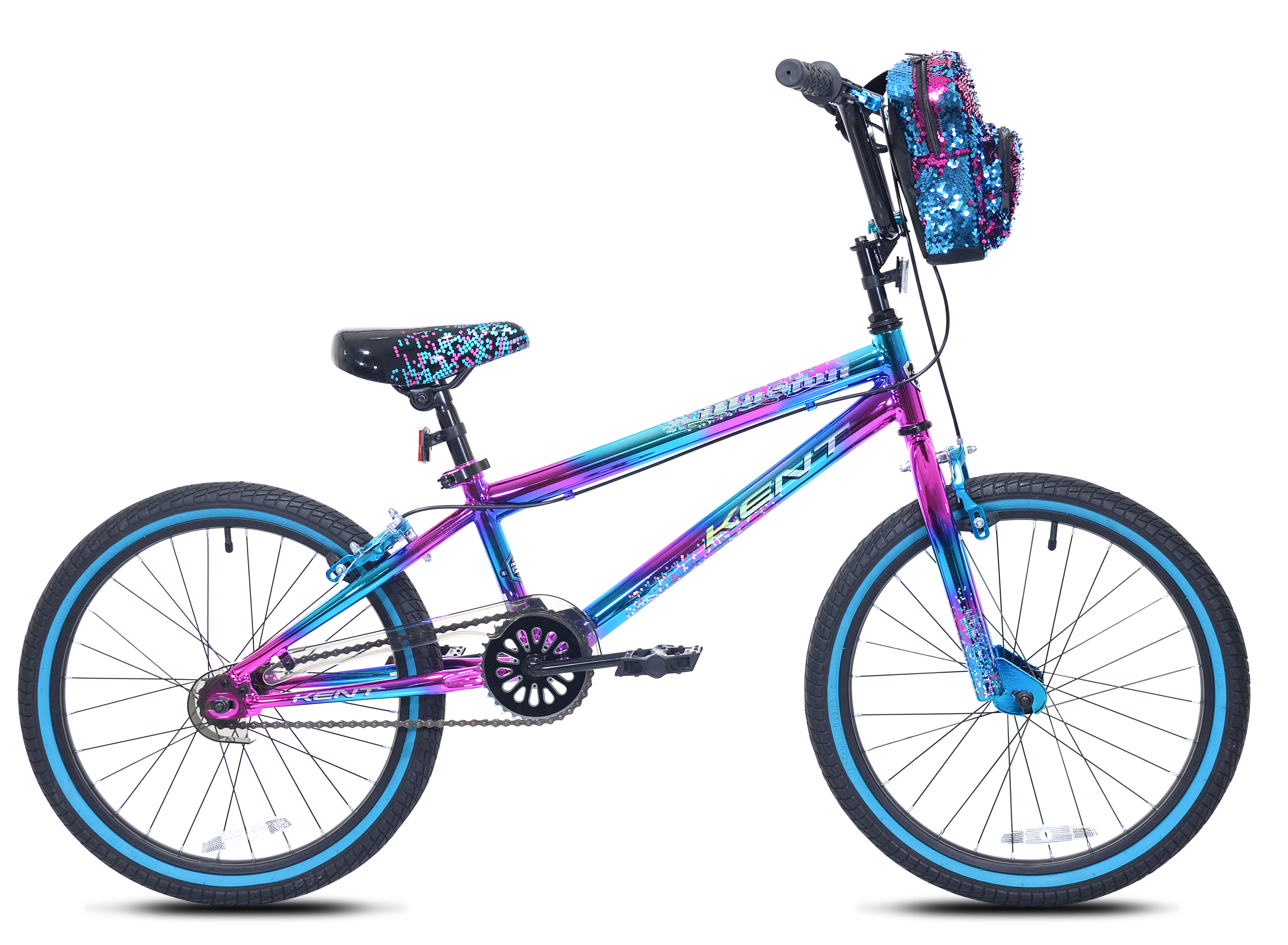 Kent 20" Illusion BMX Bicycle, Blue/Purple photo 1