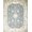 Gray Beige Ivory, Pattern 16, variant on Design&I 8'x10' Washable Area Rug Beige Vintage Distressed Latticework Scroll Frame Border Boho for Dining Room, Large Office, Lounge, Snag-Free