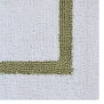 thumbnail image 6 of Better Trends U-Shape Toilet Rug 100% Cotton, Extra Soft Mat for Bathroom Floor Decor, Water Absorbent, Reversible Machine Washable, (20" x 20") Contour Rug Hotel Collection - White/Sage, 6 of 6
