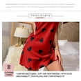 thumbnail image 5 of Summer Ice Silk Nightgown Home Wear Thin Sexy Backless Suspender Skirt For Women, 5 of 7