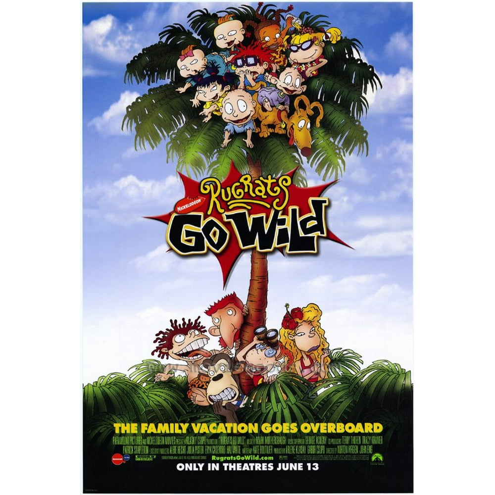 Rugrats Go Wild! movie POSTER (Style A) (27" x 40") (2003) Walmart