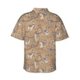 thumbnail image 3 of Daiia Cactus Alpaca Hawaiian Shirt for Men Gentle Cotton Regular Short Sleeve Casual-3X-Large, 3 of 9