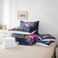 thumbnail image 6 of Homewish Spooky Halloween Skull 7-Piece Bedding Comforter Set,Gothic Bohemain Skeleton King Bedding Sets,Watercolor Flower Floral Bed Sheets For Adults,Ultra Soft Home Decor Reversible, 6 of 8