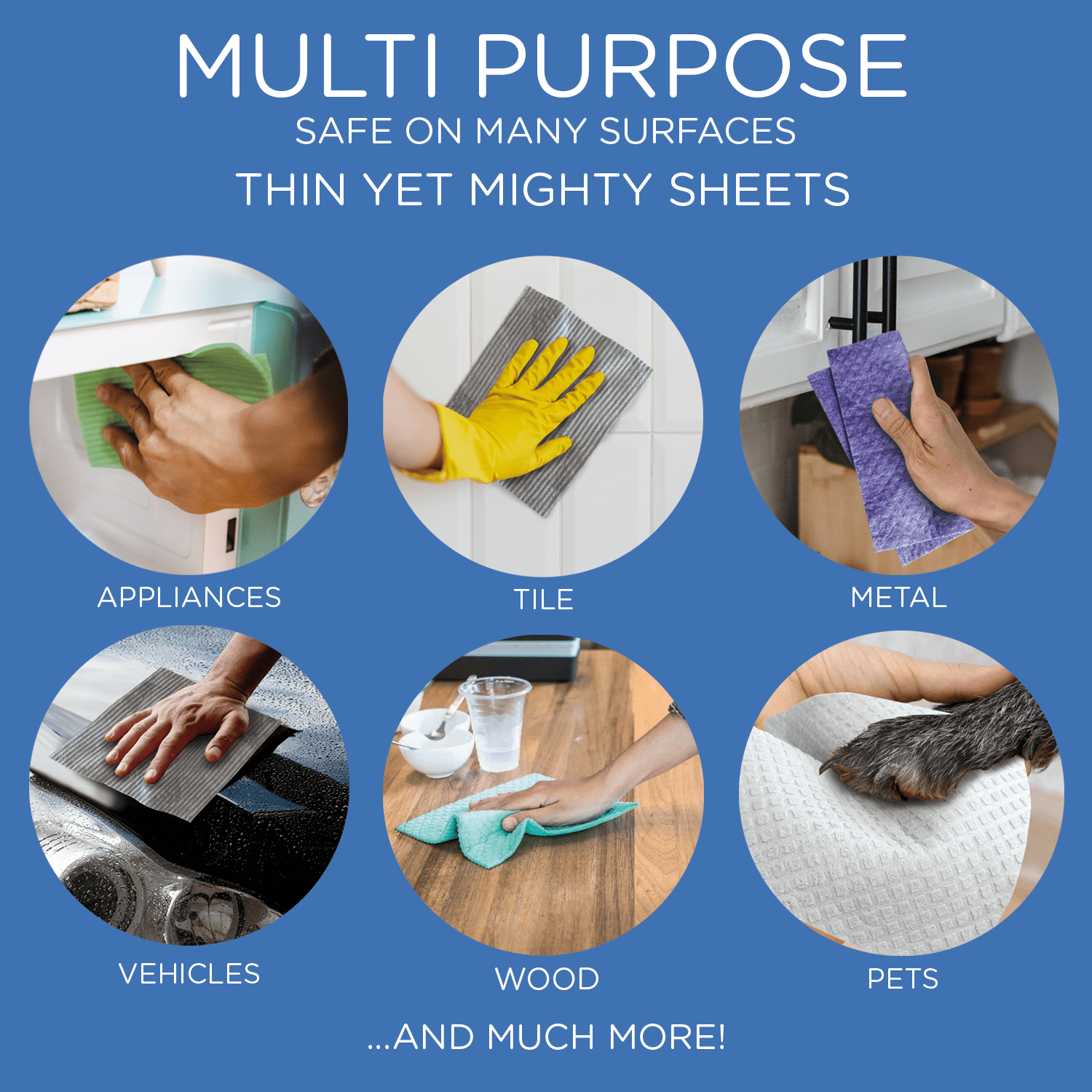 Wowables Swedish Dish Cloths, Reusable & Biodegradable Paper Towels - Mint Green 12 CT