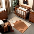 thumbnail image 1 of Bear Rug for Nursery and Kids Rooms - Calm and Cozy, 1 of 5