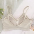 thumbnail image 4 of Sports Bras for Women Lace Back Breathable Support Push Up Bra Push Up Bra Yellow M, 4 of 5