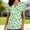 Green 1, variant on Blouses for Women Trendy St Patrick's Oversized T-shirts Short Sleeve Pullover Green V-Neck Athletic Tops,S