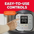 thumbnail image 4 of Instant Pot Duo 7-in-1 Mini Electric Pressure Cooker, Slow Rice Cooker, Steamer, Sauté, Yogurt Maker, Warmer & Sterilizer, Includes Free App with over 1900 Recipes, Stainless Steel, 3 Quart, 4 of 8