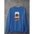 thumbnail image 3 of Toon Style Glass W Beverage Sweatshirt Men -Image by Shutterstock, Male XX-Large, 3 of 4