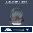 thumbnail image 5 of FORMRS Unisex School Backpack 17" Student Travel Bag with Laptop Compartment, Floating Whale, 5 of 7