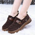 thumbnail image 4 of Snow boots for women On Winter Boots Insulated Warm Comfortable Flat Sole Non Traction Outdoor Casual Shoes, 4 of 9