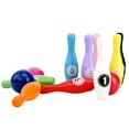 thumbnail image 3 of Wooden Colorful Number Bowling Ball Pin Set Sport Games Educational Kids Toy, 3 of 7