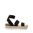 thumbnail image 2 of Sandalia DREAM PAIRS Alpargata Plataforma Cuña Negra Talle 9, 2 of 7