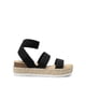 thumbnail image 2 of Sandalia DREAM PAIRS Alpargata Plataforma Cuña Negra Talle 9, 2 of 7