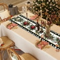 thumbnail image 5 of LmnLft 72x13 Inch Waterproof Christmas Tablecloth and Table Flag, Long Coffee Table Cloth for Holiday Dining, Living Room, and Party Decoration, 5 of 6