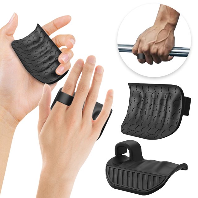 Guantes Elevación Pesas 2 Piezas Empuñaduras Sin Dedo Entrenamiento para Protección Palma ()