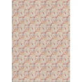 thumbnail image 1 of Ahgly Company Machine Washable Indoor Rectangle Transitional Orange Salmon Pink Area Rugs, 8' x 12', 1 of 7