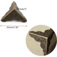 thumbnail image 5 of Protector de esquina de metal TUNC 10 Uds bronce para muebles, 5 of 5