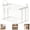 White,L, variant on Bisitoy Large Clear Thick Plastic Storage Box with Hinged Lid, Zippered Bag with Handles for Clothes Moving Dorm