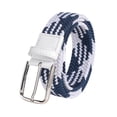 thumbnail image 2 of Cinturón elástico trenzado, elegante cinturón para hombre, ideal para viajes, compras y vacaciones. Longitud 95 cm, 2 of 9