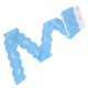 thumbnail image 4 of Cinta de encaje ondulado para decoración, diseño de ropa, manualidades, 10 yardas, 3cm de ancho, azul cielo, 4 of 14