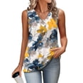 thumbnail image 4 of WIHOLL Tank Tops for Women V Neck Ruched Sleeveless Tops Loose Fit Flowy Womens Summer Tops Casual Comfortable Stylish Tees and Tanks, 4 of 11