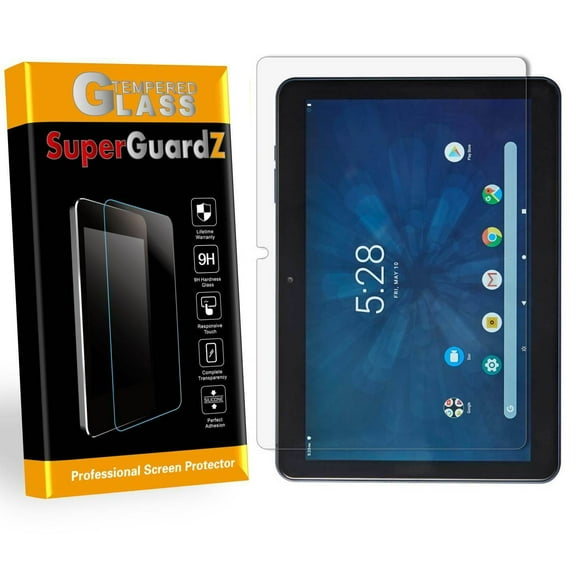 [2-Pack] For Onn 10.1" Tablet / Onn 10.1" Tablet Pro - SuperGuardZ Tempered Glass Screen Protector, Anti-Scratch, 9H Hardness, Anti-Bubble, Anti-Shock