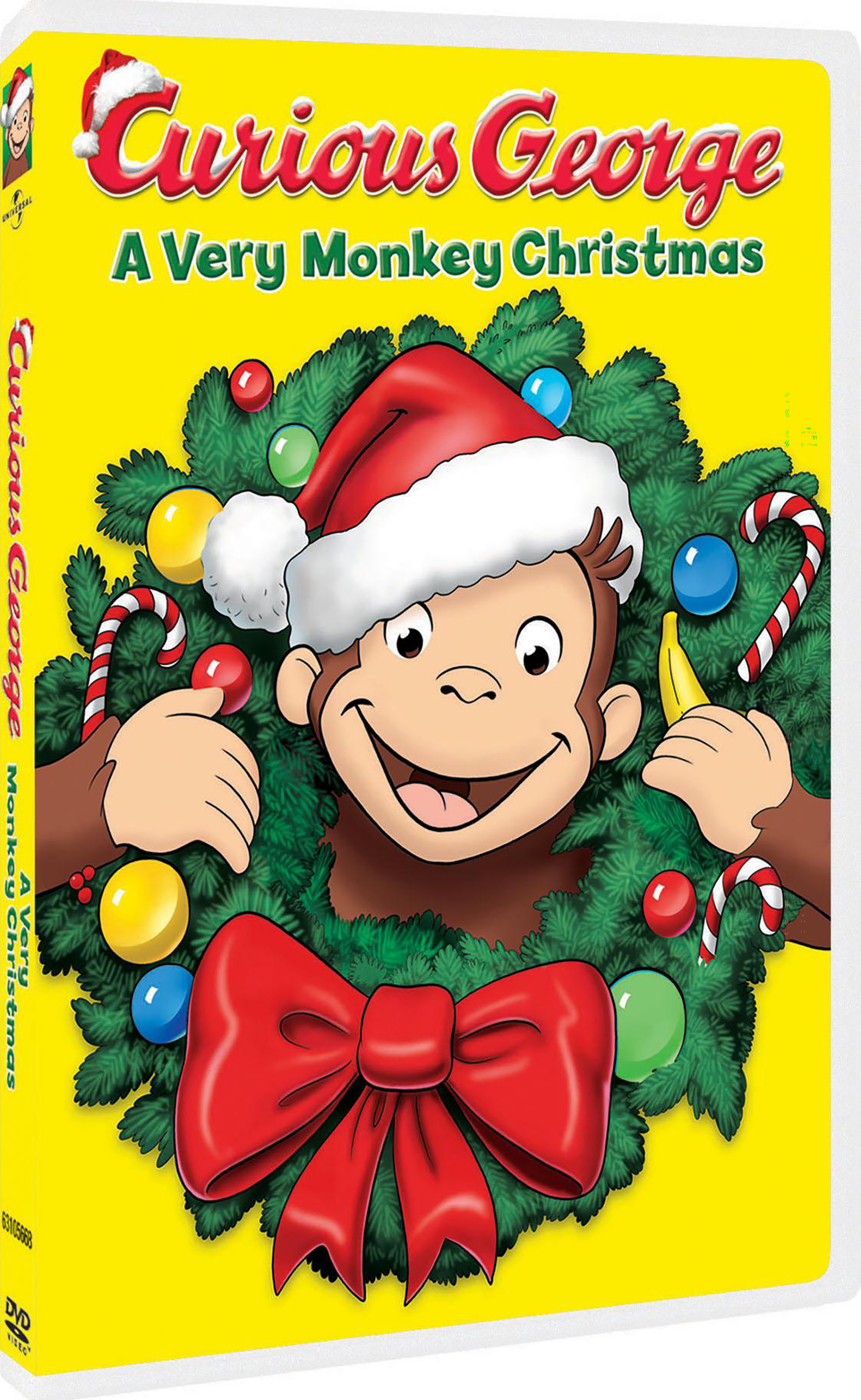 Curious George: Very Monkey Christmas (DVD), Family, Universal
