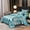 D, variant on Luxury Satin Jacquard Bedding Set - Elegant 3/4 Piece Comforter Set for a Stylish Bedroom Retreat