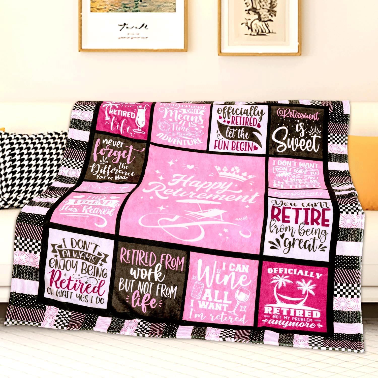 Retirement Blanket Retirement Gifts for Women 2024 Best Retirement