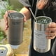 thumbnail image 4 of de Café Termos Botella de Agua de Acero Inoxidable con de Pajita de Café Americano con Hielo de Frasco de VacíO de Doble Capa,B, 4 of 7