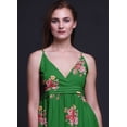 thumbnail image 2 of Bimba Floral Ladies Long Summer Sleeveless Tye Dye Print Casual Maxi Beach Dress-Small, 2 of 6