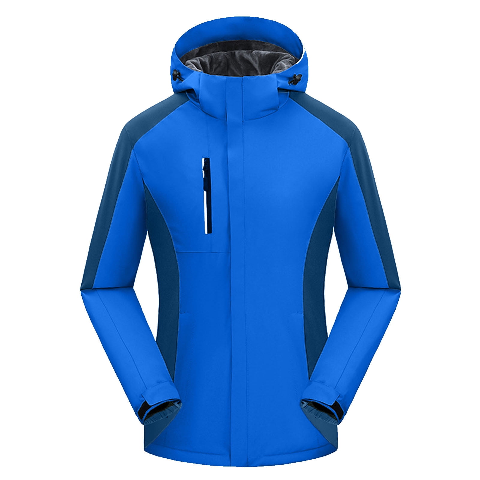 Olyvenn Womens Winter Warm Outdoor Leisure Charge Coat Men's And Women's  Windproof And Rainproof Mountaineering Suit Group Purchase Work Suit Trendy  Ladies Hooded Outwear Jackets Blue XXXXL 