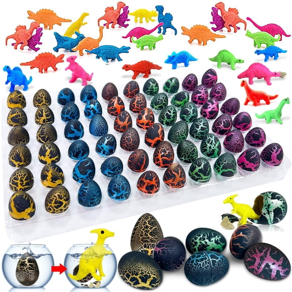 Huevos de dinosaurio para incubar huevos de dinosaurio que crecen en el agua, paquete de 60