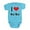 Turquoise, variant on CafePress - I Heart Nai Nai - Cute Infant Bodysuit Baby Romper - Size Newborn - 24 Months