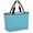 Azure, variant on Pure Mint Green Beach Bag for Women, Large Breathable Mesh Beach Tote Bag, Modern Solid Color Minimalist Art Sandproof Lightweight Travel Bags for Vacation Picnic Swimming Pool 15.7"x15.7"x9.1"