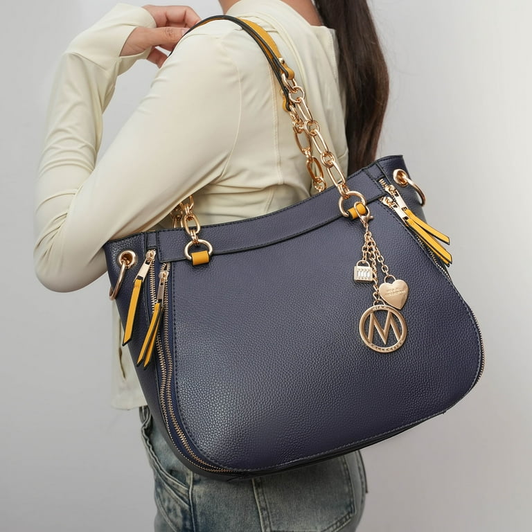 MKF Collection Lina Women's Tete Bag & Wallet Set,Vegan Leather