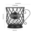 thumbnail image 2 of Naiovety Soporte de malla de fruta para cápsulas de café, cesta de almacenamiento Universal en forma de taza, contenedor de capacidad Juegos de servir café y té Tipo 2, 2 of 5