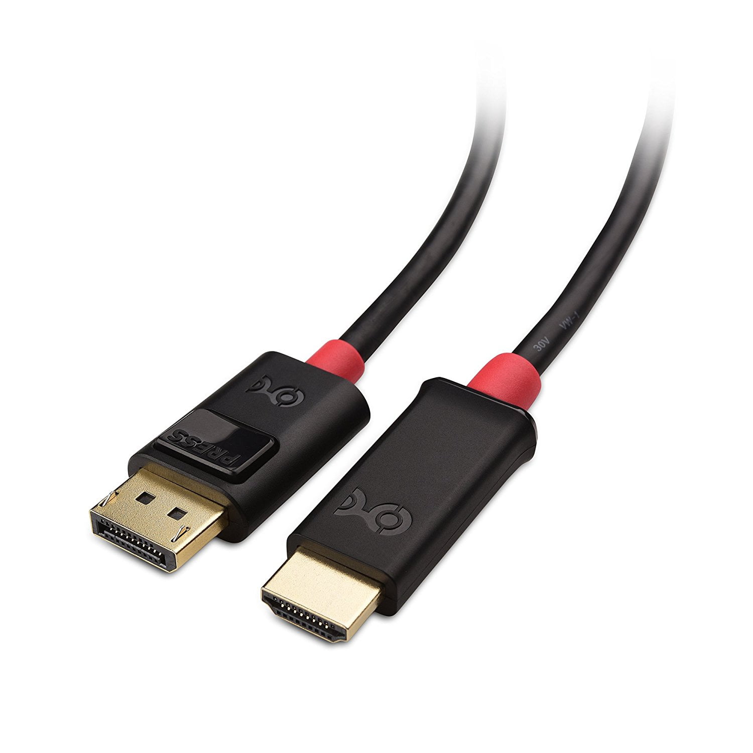 Cable Matters 4K DisplayPort to HDMI 4K Cable (4K DP to HDMI Cable) 6