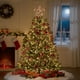 thumbnail image 4 of Estrella para la punta del árbol de Navidad | Estrella 3D de hierro de cinco puntas con 20 luces LED | Cinta dorada con purpurina multicolor para decoración navideña | Adorno duradero para árbol de, 4 of 6