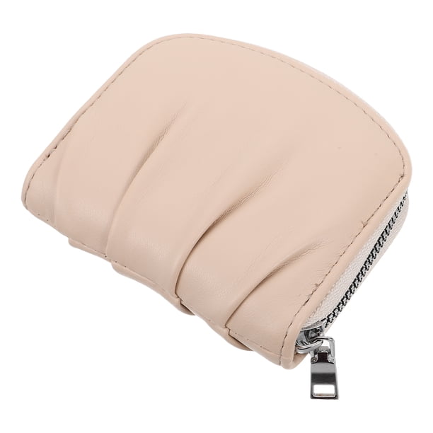 Cartera plegable para hombre, de cuero, multifuncional, con compartimentos para monedas y efectivo, tarjetero para uso diario, viajes y ocasiones especiales, color blanco