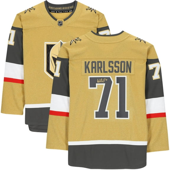 William Karlsson Vegas Golden Knights Autographed Gold Alternate Fanatics Breakaway Jersey - Fanatics Authentic Certified