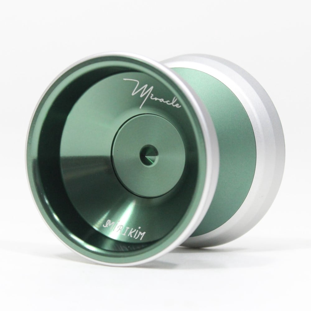 YoYoFactory Miracle Yo-Yo - Hybrid - Miri & Mir Kim Signature YoYo (Green w/Aluminum Rings)