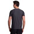 thumbnail image 3 of RBX Active Men's Tonal Stripe Closed Mesh Quick Drying Workout T-Shirt, 3 of 4