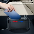 thumbnail image 6 of Car Mounted Storage Bag Interior Decoration Front and Passenger Seat Hanging Storage Bag Auto Console Side Storage Box Organizer Front Seat Storage Bag Interior Decoration Front an, 6 of 9
