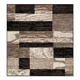 thumbnail image 2 of Superior Rockwood Geometric Indoor Area Rug, 5' x 5' Square, Chocolate, 2 of 7