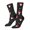 2 Black-2, variant on Amanita Mushroom Crew Socks for Men & Women, Breathable Casual Athletic Ankle Socks