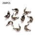 thumbnail image 4 of sweethay Conectores de joyería de 200 Uds., cuentas de crimpado a juego, componentes de conexión Multicolor, extremo de cadena de bolas para Artesanía Bronce antiguo, 4 of 6