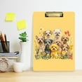 thumbnail image 2 of FORMRS Acrylic Clipboard with Low Profile Clip Standard A4 Letter Size, 12.5" x 9", Floral Dogs, 2 of 8