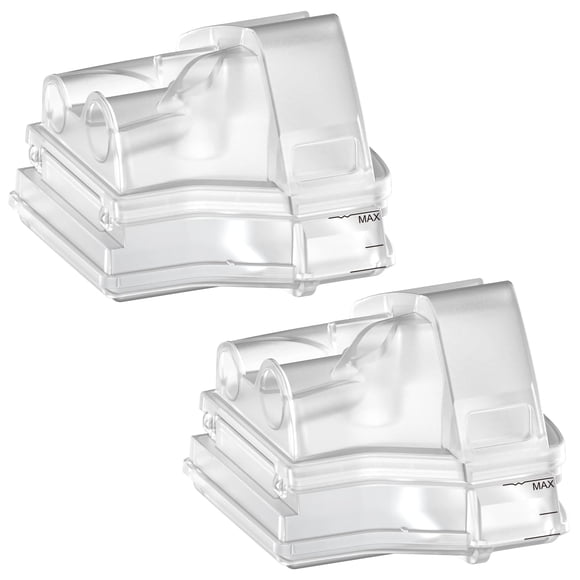 2 Packs Replacement Cleanable Water Chamber 37299 for AirSense 10 & AirCurve 10, Perfect Fit & Reliable Seal Water Tub for Durable Use, Great-Value Replacement Supplies by Everness
